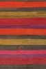 Vintage Shahsavan Persian Kilim with Multicolor Stripes | Area Rug in Rugs by Rug and Kilim