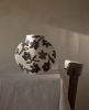 Ceramic Vase ‘Flowers Pattern’ | Vases & Vessels by INI CERAMIQUE. Item composed of ceramic in minimalism or contemporary style