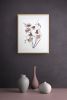 Orchids : Original Ink Painting | Watercolor Painting in Paintings by Elizabeth Becker. Item made of paper works with boho & minimalism style