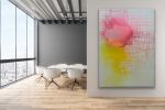 Bird's Eyer View | Oil And Acrylic Painting in Paintings by Catherine Détraves. Item composed of canvas in contemporary or eclectic & maximalism style