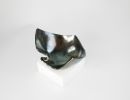 Echoes of Flame - Raku Ceramic Bowl | Sculptures by Manuela Oprea. Item made of ceramic works with minimalism & contemporary style