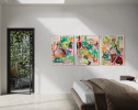Music to My Ears | Oil And Acrylic Painting in Paintings by Gaby Castro Joffroy. Item made of canvas compatible with contemporary and eclectic & maximalism style