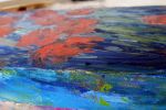 Poppies in the wind | Oil And Acrylic Painting in Paintings by Elena Parau. Item made of canvas works with contemporary & country & farmhouse style