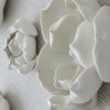 White Magnolia Ceramic Wall Art | Wall Sculpture in Wall Hangings by Maap Studio | London in London. Item composed of ceramic