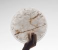 Impronte | Decorative Tray in Decorative Objects by gumdesign. Item made of marble with glass works with contemporary style