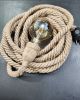 Industrial Hemp Rope LED Pendant Lamp for , Restaurant ,Bar | Floor Lamp in Lamps by Magdyss Boutique | Soseaua Nordului 96E, Bucharest in București. Item made of cotton works with boho & contemporary style