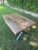 Walnut Dining Table - Live Edge Table - Conference Table | Tables by Tinella Collection. Item composed of walnut in contemporary or art deco style