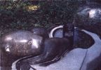 Otters | Public Sculptures by Jim Sardonis. Item composed of granite