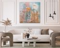 "Twist" | Oil And Acrylic Painting in Paintings by Shirly Maimom Art. Item composed of canvas & synthetic compatible with contemporary and art deco style
