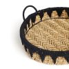 Ālambh Tri Brown Tray | Decorative Tray in Decorative Objects by Studio Variously