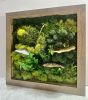 Mushrooms I | Decorative Frame in Decorative Objects by Mona King. Item composed of oak wood and copper