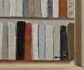 Livre apres livre | Oil And Acrylic Painting in Paintings by Sophie DUMONT.. Item made of wood & canvas compatible with minimalism and contemporary style