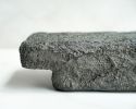 Extra Large Concrete Riser in Textured Stone Grey Concrete | Sculptures by Carolyn Powers Designs. Item composed of concrete compatible with minimalism and contemporary style