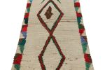 Vintage Azilal Moroccan Scatter rug with Red-Green Patterns | Area Rug in Rugs by Rug and Kilim