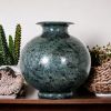 Unique marble vase, One-of-a-kind marble vase, marble vase | Vases & Vessels by Innovative Home Decors. Item made of marble compatible with country & farmhouse and art deco style