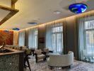 Iconic Neringa Hotel in Vilnius centre with a seaside concep | Pendants by Pleiades lighting | Neringa Hotel in Vilnius