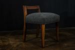 Umberto Low Side Chair in Argentine Rosewood by Costantini | Dining Chair in Chairs by Costantini Design. Item composed of wood & fabric