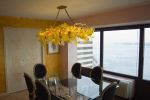 Gold Cirrus | Chandeliers by April Wagner, epiphany studios. Item made of glass