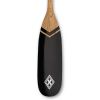 Black Wenu Mapu Painted Paddle - Decor Object | Wall Sculpture in Wall Hangings by Hualle. Item made of wood compatible with eclectic & maximalism and art deco style