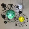Orbs Suspended Lights Installation | Lighting Design by Claudine Gevry Studio. Item composed of glass