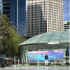 Rising Waters | Street Murals by Lindsey Millikan | Salesforce Transit Center in San Francisco. Item composed of synthetic
