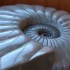 Ammonite Fountain | Public Sculptures by Jim Sardonis | ReArch Company, Inc. in South Burlington. Item made of bronze