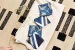 Tisa Indigo Table Napkin ( set of 4 ) | Linens & Bedding by Studio Variously. Item composed of cotton in contemporary style