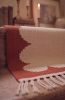 Handwoven Woolen Terracotta Runner Rug | Rugs by Evergreen Carpets. Item made of wool works with boho & minimalism style