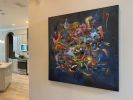 The Festival | Oil And Acrylic Painting in Paintings by Strokes by Red - Red (Linda Harrison). Item made of canvas