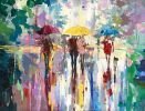 After Rainfall | Paintings by Ewa Czarniecka Art. Item composed of canvas in contemporary style