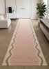 Handwoven Woolen Runner Rug | Rugs by Evergreen Carpets. Item made of wool compatible with boho and minimalism style