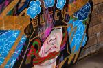 Japanese Samurai Gucci Fashion Artwork on Wood Panel | Oil And Acrylic Painting in Paintings by JUURI. Item made of canvas with synthetic