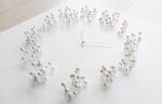 Mocap "white/white" Illusionistic Wall Clock | Decorative Objects by JAN PAUL. Item composed of wood and metal in mid century modern or contemporary style