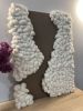 Wall Tapestry "Tactile Earth" | Wall Hangings by Tissage Sauvage. Item composed of wood & linen compatible with boho and country & farmhouse style