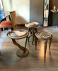 Octopod Hand-Carved Oak Tree Side Table | Coffee Table in Tables by ALPAQ STUDIO. Item composed of oak wood in contemporary or country & farmhouse style
