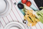 Rayas Table Cloth | Fabric in Linens & Bedding by Woloch Company. Item composed of cotton