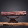 Bespoke Crimson Wood Auspicious Lion Wealth Sculpture | Sculptures by Dynasty Artisan. Item composed of wood in contemporary or eclectic & maximalism style