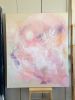 "On a cloud" | Oil And Acrylic Painting in Paintings by Lina Vonti. Item composed of cotton in contemporary or modern style
