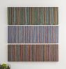“Striated” wall panels | Paintings by Scott Idleman