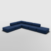 Corner Lounge Ottoman Mix Sectional | Couch in Couches & Sofas by Bend Goods. Item composed of fabric