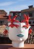 Corallina defender of sea | Vase in Vases & Vessels by Patrizia Italiano. Item made of ceramic