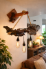 Live Edge Redwood Burl Pendant Light with Edison Bulbs | Pendants by DapperwoodSF. Item made of wood compatible with contemporary and modern style