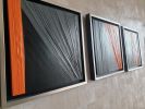 Abstract Art Contemporary Wall Decor, 3D Canvas Painting | Collage in Paintings by Sarmal Design. Item made of canvas with fiber works with boho & minimalism style