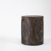 Oraya Hand Carved Log Table | Side Table in Tables by Pfeifer Studio. Item composed of wood in contemporary or asian style