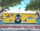 “LA TIA FELIÇA” (“Aunt happiness”) | Street Murals by LaRa Gombau. Item composed of synthetic