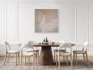 Silence | Tapestry in Wall Hangings by Saskia Saunders. Item made of linen with fiber works with minimalism & contemporary style