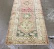Vintage Turkish Herki Rug Runner | 2.8 x 10.6 | Area Rug in Rugs by Wool and Rug. Item made of wool compatible with boho and mediterranean style
