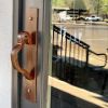 Railroad Anchor Door Pull on Steel Escutcheon | Hardware by RailroadWare Lighting Hardware & Gifts. Item composed of steel in industrial style