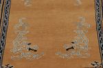 Rug & Kilim’s Chinese Art Deco Rug, Brown with Greek Key | Area Rug in Rugs by Rug and Kilim