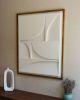 No. 101 Japandi Plaster Wall Relief - Scandinavian Decor | Wall Sculpture in Wall Hangings by Joseph A